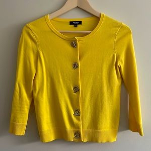 COPY - Yellow Short-Waisted Cardigan